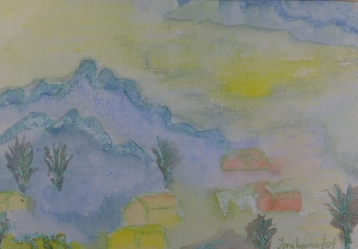 Montaña de Primavera 13 cm x 20 cm