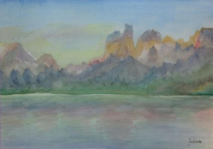 Un Día Cálido 33 cm x 47 cm